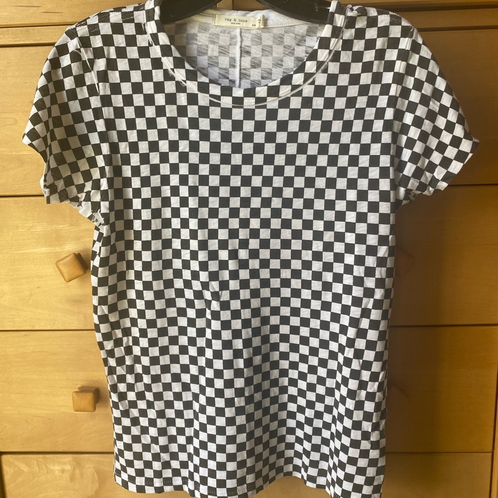 Rag and Bone Checkered T